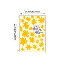 1pc There Are Always Flowers Quote Wall Art Picture Botanical Prints Canvas Paintings Motivational Posters Boho Flower Decor For Living Room,Bedroom,Apartment,Dorm Room Decor Gift For Her Unframed Or Framed