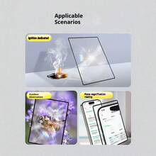 3 Pieces Triple Magnifying Glass In Card Form Large Size And Easy To Carry. The Magnifying Glass Is Made Of Transparent Polyvinyl Chloride Material, Suitable For Giving To The Elderly As A Beautiful Gift On Halloween, Christmas And Other Festivals. It Helps People With Vision Problems To View And Read. - Multicolor - View 8