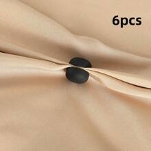4pcs/6pcs/8pcs Magnetic Scarf Clips, Shirt Collar Fixers, Anti-Slip Invisible Scarf Clips, 2-In-1 Decorative Brooch