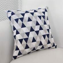 Printed Decorative Pillow With Full Zipper, Super Washable - Marine Diamond - View 1