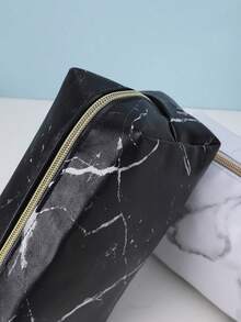 1 buah Kotak Pensil dan Tas Pena Multifungsi Kapasitas Besar untuk Siswa, Cocok untuk Anak Laki-laki dan Perempuan. Cocok untuk Musim Kembali ke Sekolah - Hitam - View 3