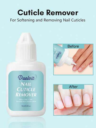 15ml 指甲角质层去除剂软化液，快速去角质层 DIY 软化护理皮肤修脚角质层产品死皮修指甲