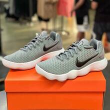 Nike Men's Hyperdunk 2017 React Low EP Low-Top Basketball Shoes - Grey - View 2