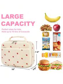 Torba na lunch z personalizowanym nadrukiem z włóczki, prezent dla dziecka, torba szkolna, torba dla dziecka, ręcznie robiona torba na lunch z imieniem, dobra jakość, wygoda, prezent urodzinowy