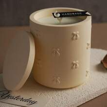 2 件套带盖罐模，DIY 手工石膏、水泥、花香蜡烛杯，镜面硅胶模具