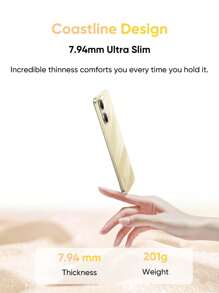 Realme Note 70T 4G 解锁手机 4GB+64GB/4GB+128GB/4GB+256GB 全球版 4G LTE，Android 15 智能手机，50MP AI 摄像头，90Hz 显示屏手机加光，6000mAh 大容量电池，15W 快速充电，八核芯片，无适配器