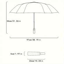 1 Transparent Umbrella, Frosted, Self-Folding, Easy To Carry, Cute Printed And Painted Umbrella, Simple And Elegant Umbrella For Summer Cooling, Beach, Travel