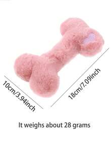 3pcs Dog Plush Toys, Plush Bone Toys, Bite Resistant Plush Toys, Teeth Grinding And Cleaning Dog Toys, Toys Suitable For Small Dogs And Puppies, Interactive Toys For Puppies - View 2