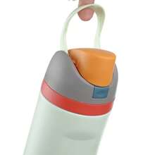 24/32oz Straw Double-Layer Insulated Cup 304 Stainless Steel Sports Water  Travel Vacuum Flask For Outdoor Camping Sports - màu xanh lá - Xem 5