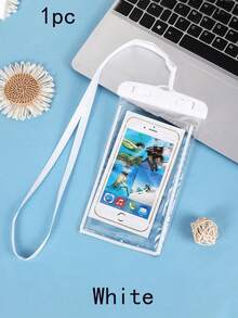 3/2/1 Pcs Waterproof Phone Case, PVC Transparent Luminous Waterproof Phone Pouch, Casual Waterproof Phone Bag, Suitable For Swimming, Rafting, Vacation, Beach, Sports, School Supplies, Indoor Swimming In Autumn/Winter, Travel Essential, Holiday Sports Bag, Suitable For Sports & Fitness, Large Capacity Travel Bag, Unisex, Suitable For Vacation, Swimming, Beach - Multicolor - View 16
