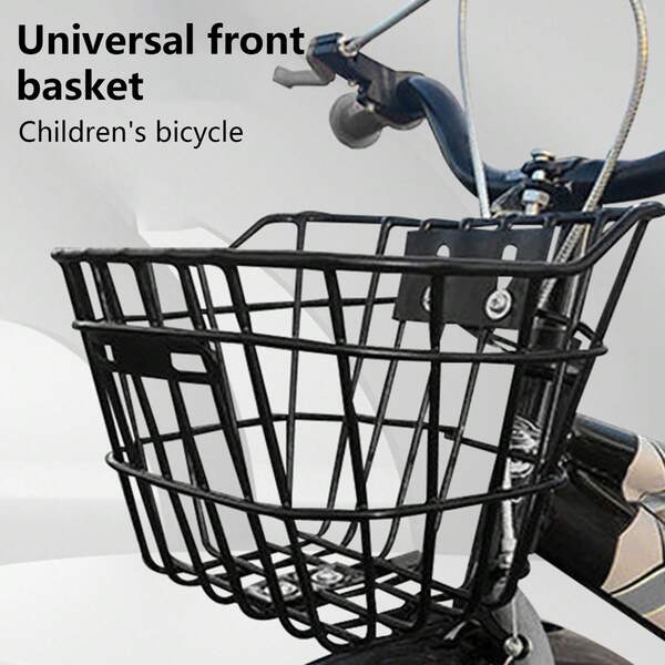 Koszyk rowerowy dla dorosłych z grubego drutu żelaznego, wiszący koszyk rowerowy, odpowiedni do większości typów rowerów