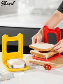 shoxil 1 PIEZA Cortador y sellador de sándwiches - Molde para Uncrustables para niños, molde de bolsillo para sándwiches, accesorios para lonchera, útiles escolares perfectos para preparar el almuerzo y los snacks