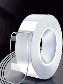 قطعة واحدة من شريط لاصق ثنائي الجانب، شريط تثبيت قوي للغاية شفاف قابل للغسيل ذو وجهين، شرائط للديكور