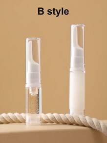 2pcs/Set Clear Lotion Dispenser, Modern Acrylonitrile-Styrene Copolymer Lotion Dispenser For Travelbathroom Decor Fall Decor Back To School