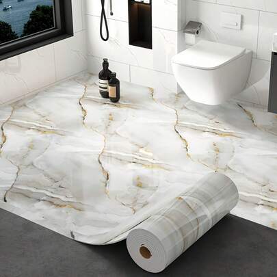 1 Rollo de papel tapiz autoadhesivo de mármol 3D, papel tapiz adhesivo de varios colores que se puede pegar en azulejos, encimeras de cocina, gabinetes y paredes, decoración de azulejos de baño, rollo de papel tapiz impermeable y grueso para decoración de cocina y hogar