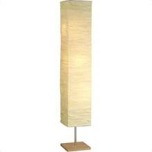 Three Light Floor Lamp L Wood Base Adjustable Brightness Perfect Lighting For Bedroom Living Room And Corner Decor Beige - Đèn sàn - Xem 1