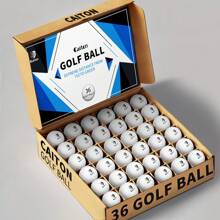 Caiton Mingi de golf Caiton High Energy, pachet de 36 - Mingi de golf pentru distanțe lungi pentru bărbați și femei, adaugă peste 40 de yarzi, senzație moale, construcție cu două straturi, reduce rotirea, îmbunătățește precizia turului, bune pentru condus, antrenament, accesorii de golf, mingi de golf durabile pentru începători și profesioniști