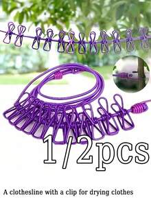 The Portable Travel Clothesline And 12 Clip Expandable Clothing Series Are Essential Cruise Essentials For Both Men And Women's Travel. Dormitory Supplies Are Indispensable For Returning Teachers, And Are The Best Gifts For Male And Female Students, Teachers, Classmates, Colleagues, Friends, Relatives, Lovers, Girlfriends, Parents, Relatives And Friends