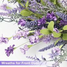 26 Inch Lavender Wreath Summer Spring Wreaths For Front Door Wreaths For Front Door For Wedding Farmhouse Purple LavenderB0DWMNY3YT[Am]14W10