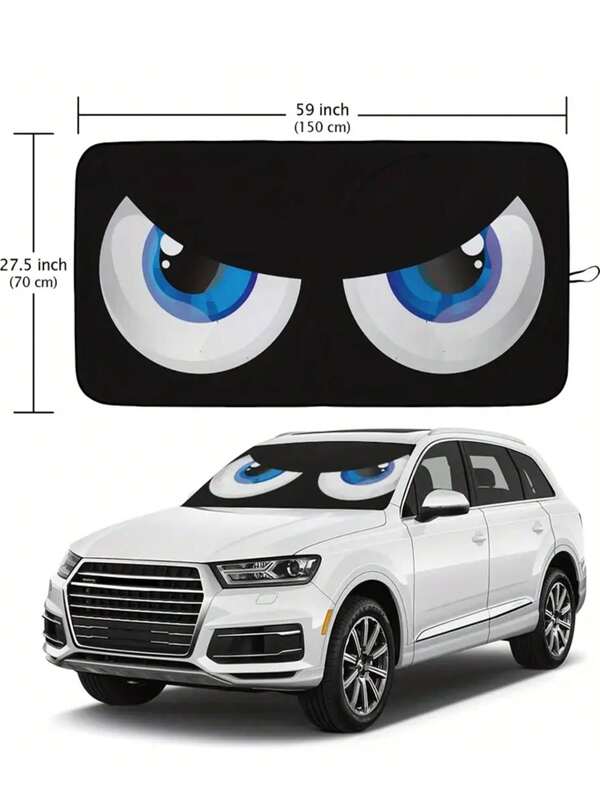 1 Stück Sonnenschutz für Auto, Sonnenschutz, UV-Schutz, faltbar, hält Fahrzeug kühl, geeignet für Autoscheibe