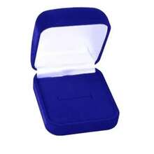 10 Velvet Ring Box Cases - High Quality - Red, Black, Blue And Gray - H-Cut And Metal Clasp - 查看 3