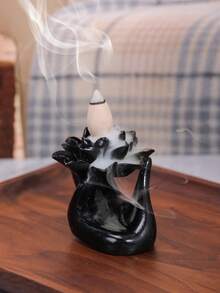 1 Miếng Đen Ve áo lớn Chảy ngược Hương đốt Nhà  Đồ trang trí Vật trang trí - màu đen - Xem 12