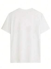 Mujer T-Shirt  camiseta de | Envío desde México | Alta calidad y tejido transpirable | Camiseta suelta de manga corta con estampado en blanco y negro para mujer Diseño de Mariposa Colorida en Camisa Blanca |Lavable a máquina| Camiseta de cuello redondo deportiva casual| Cómoda,