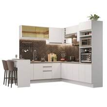 Madesa Gabinete Cocina Esquinero 504cm Glamy Blanco - Blanco - Ver 2