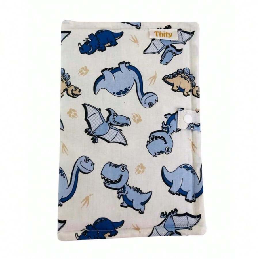 Vaccination Card Cover - Dinosaurio beige - Ver 1