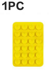 3/5Pcs Multi-Purpose Square Silicone Suction Cup Mobile Phone Holder, 24-Hole Suction Cup With Strong Adhesiveness, 1/10/20/30/40/50/60Pcs,Suitable For Various Scenarios To Prevent Phone Falling, Used For Video, Vibration, And Self-Portrait Phone Accessories