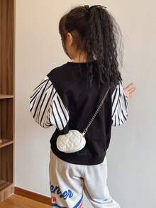 Bolsa de Ombro Bordada para Meninas, Couro PU, Bolsa Transversal para Adolescentes - A - Visão 5