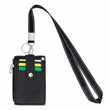 1PCPractical Work School ID Card Badge Holder With Keyring Rope Layards Neck Strap Bag Accessories,For Nurse Officer Teacher Security Staff Women Men - Multicolor - View 8