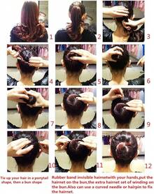 20" Lot Of Hairnets Invisible Elastic Edge Mesh 50cm Reusable Hair Nets (Light Brwon 10pcs)