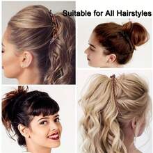 4个/2个/1个 简约15厘米鱼尾发爪夹，优雅竖款高马尾扭转香蕉夹，适用于发髻、波浪卷、马尾等发型，春夏新品，送礼佳品，发爪夹，发夹，发卡，发饰，头饰，发卡，假日旅行 - 彩色 - 查看 4