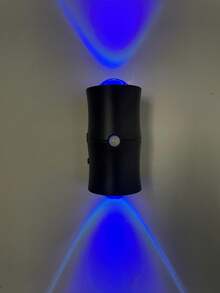 1pc LED Smart Motion Sensor Dual-Head Wall Light, USB Rechargeable Motion Sensor Magnetic Induction Lamp, RGB Adjustable Wash Light, Wireless, Suitable For Kitchen, Hallway, Wardrobe, Closet, Bedroom, RV, Holiday Atmosphere, Gift - Multicolor - View 5