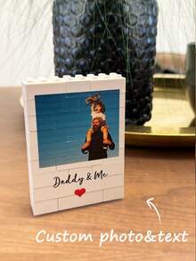 1pc Customized Photo Puzzle, DIY Picture & Text Wooden Blocks, Colorful Photo Puzzle, Decorative Memory, Gift For Father's Day, Mother's Day, Teacher's Day, Graduation, Christmas, New Year, Valentine's Day, Anniversary Birthday,Desert Fall Cozy,Digital Printing - Single-sided Printing - View 2