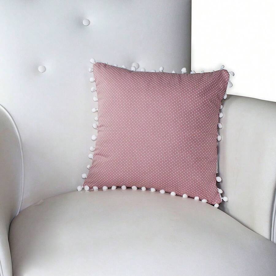 Printed Decorative Pillow With Full Zipper, Super Washable - Puntos oxidados - Ver 1