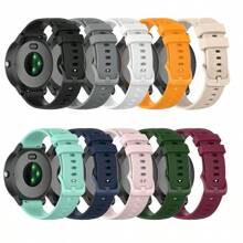 18 毫米 20 毫米 22 毫米柔软硅胶表带兼容 Garmin Active 6/5/Approach S50/Venu Sq 2/Venu 2/2s/Venu 3/3s/Forerunner 570 42 毫米/47 毫米/158/165/245/265/255/255s/265s/Galaxy Watch/4/5/6/7/Active 2/Watch /GT3/GT4/GT5/GT5pro/GT3pro 46 毫米/Amazfit Active/Active2/GTS3/GTS4/Redmi Watch5 Active/Watch5 Lite