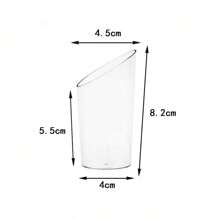 40/20/10 pièces Gobelets en plastique transparent, gobelets inclinés, gobelets à pudding transparent, gobelets à gelée, gobelets à crème glacée, gobelets à dessert, mini-gobelets à amuse-gueule, convenant pour les fêtes, les mariages, la restauration, la crème glacée, la pudding et les contenants alimentaires, fournitures de cuisine