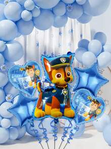 Paw Patrol 9 Paw Patrol Themen Party Dekorationen Fünf-Stück Ballon Sets, mit einer großen Auswahl an Stilen zur Auswahl. Geburtstagsparty Geschenke, Geburtstagsparty Veranstaltungsort Dekoration und Fotorequisiten, Feiertags Party Aggregations Dekorationsartikel, Familien Zusammenkunft Party Hintergrund Dekorationsballons, Halloween, Weihnachten, Erntedankfest, Kindertag, Schulanfang, Muttertag