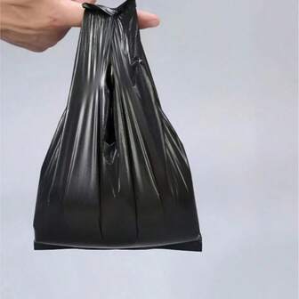 100/200/400pcs Disposable Mini Trash Bags, 18cm X 29.3cm Small Garbage Bags, Plastic Trash Bags, Leak-Proof, Durable, Odor Control, Suitable For Office, Car, Kitchen, Bathroom, Home, Living Room, Dorm, School, Cleaning Supplies, Storage Bags, Household Essentials, Waste Management