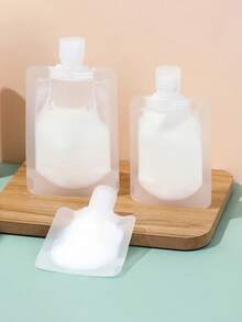 可重复灌装旅行收纳袋 | 洗发水/乳液可重复灌装扁平旅行瓶套装 - 彩色 - 查看 7