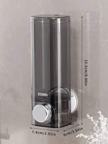 壁挂式皂液器，适用于酒店、豪宅洗发水、沐浴露、洗手液补充瓶、浴室泵盒，适合家庭使用，可返回学校