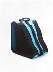 1pc-Skating Bag, With Adjustable Shoulder Strap, Large Capacity Thick Breathable Storage Bag, For Roller Skates, Inline Skating Accessories, Portable Storage Bag Car Accessories - Multicolor - View 13