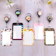 Black Iniranal Quote Work Retractable Badge Reel With ID Holder School Teachers ID Badge Holder C Reel Cl For  ID Badges For Wen Men Girls Cool Heavy Duty Retractable Keychain