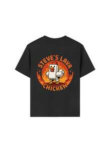 Tricou de vară cu mânecă scurtă și guler rotund, casual, pentru băieți preadolescenti
