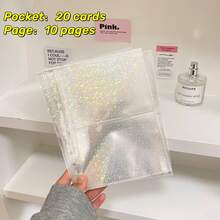10pcs A5 Size Transparent Refill Pages, Durable PP Material, Suitable For Office Supplies, Business Cards And Photo Albums,For School Supplies,Back To School - As Shown In the Figure - View 20