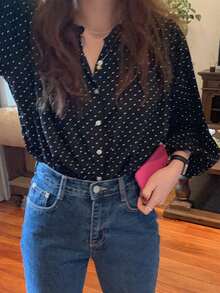 Women Blouses - Black - View 4