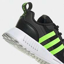 Adidas 幼儿/小童运动鞋，休闲运动鞋，GY3781，尺码偏小 - 黑/綠 - 查看 5