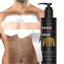 Xioimy 150g 5分钟快速无痛脱毛膏，温和不刺激，快速脱毛，不留黑头，适用于唇部、腋下、腿部、手臂、私密部位、胸部、身体，男女通用快速脱毛膏 - 白色 - 查看 1